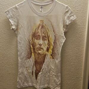 Graphic Print Short Sleeve Tee - White